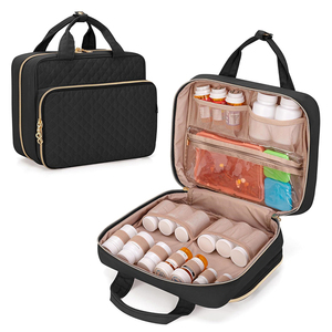 Organisateur de pilules, sac de voyage pour médicaments, organiseur de rangement pour pilules, vitamines, huile de poisson, compléments médicaux - Product Image 1