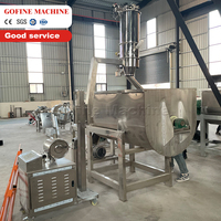 Mélangeur d'engrais de granules de poudre Mélangeur à tambour rotatif pour le traitement de granulation d'engrais organique composé