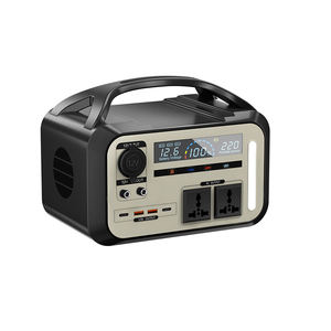 Centrales Électriques Portables avec Batterie au Lithium Ternaire, 2 Prises AC 220V 50Hz, Type-C 65W, Solaire 200W, USB, LED, SOS, pour Usage Extérieur et Domestique, Alimentation de Secours - Product Image 2