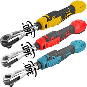 Clé à <span class=keywords><strong>cliquet</strong></span> sans fil professionnelle 21V, outil électrique sans balais compatible avec la batterie <span class=keywords><strong>Makita</strong></span> 18V, clé à <span class=keywords><strong>cliquet</strong></span> électrique à long cou - Product Image 4