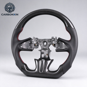 Volant de voiture en fibre de carbone forgée pour Infiniti Q50 G37 Qx70 Fx35 G37s Q60 Q70 Q50s G35 Ex35 Q40 G37x M37 Qx60 Sedan 2014 - Product Image 1
