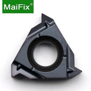 Maifix 10 Stück 11IR A60 <span class=keywords><strong>ZP10</strong></span> Hartmetall-Schneideeinsätze CNC-Drehwerkzeuge Stahlschneidende Diamant-Dreh- und Gewindeeinsätze - Product Image 1