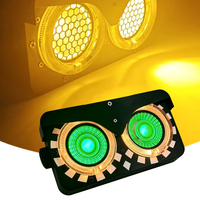 Nouveau projecteur de scène LED COB 200W blanc chaud, double faisceau, pour théâtre, églises, éclairage DMX pour public