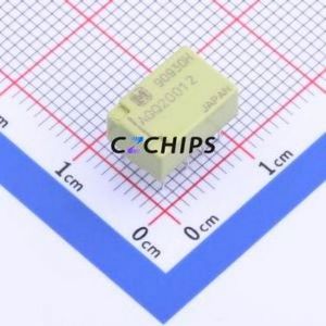 AGQ20012 Signal Relay DIP,7.2x10.6mm Relay 12V 2 Changeover: 2C (DPDT-Changeover)::: 110V-DC/125V-AC AgPd+Gold Plated - Product Image 1