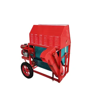 Tingxiang small millet sheller macchina portatile per trebbiatrice per riso trebbiatrice per grano macchina per trebbiatrice per risone con motore diesel