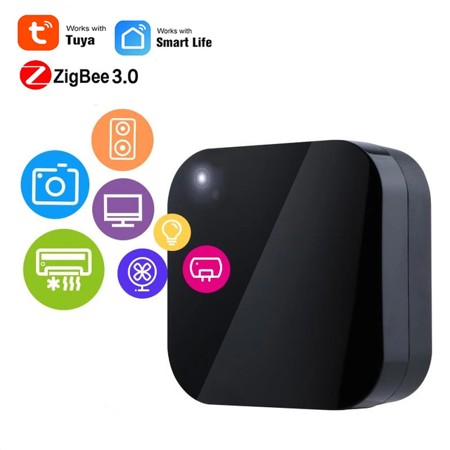 Tuya ZigBee Smart Infrared Remote Control IR Controller Voice Control Smart Home Smart Life APP Works With Alexa Google
