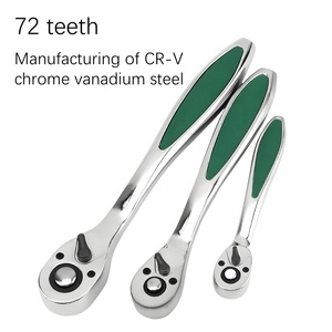 Llave de Trinquete Multitamaño 1/4 3/8 1/2, 72 Dientes, Herramientas Manuales para Auto y Motocicleta - Product Image 3
