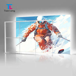 TianLang publicité Seg cadre en aluminium boîte à lumière magnétique éclairer Pylône signe Menu profil en aluminium boîte à lumière - Product Image 3