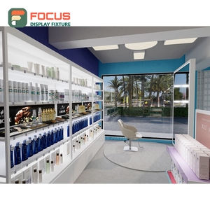 High End Wig Display Cabinet Wood Glass Multi Layer Shelf Drawer Hairpiece Display Cabinet Unit - Product Image 5