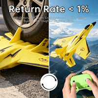 Avion planeur RC avec 3 batteries, en mousse EPP, LED, télécommandé, prêt à la vente en lot