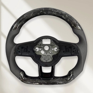 Volante Deportivo de Cuero Personalizado para Volkswagen VW <span class=keywords><strong>GTI</strong></span> Polo CC <span class=keywords><strong>Golf</strong></span> 7 R Passat MK6 GTD MK7 MK5 Jetta - Product Image 3