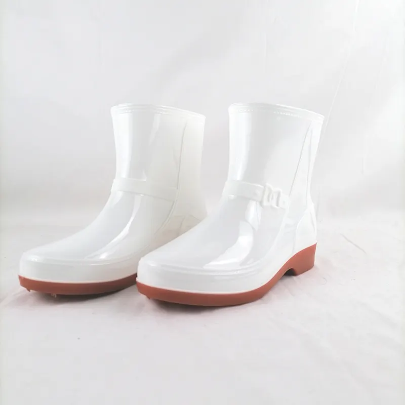 Pvc Boot White Cheap Welly Stockist White Women Hunting Pvc Waterproof Rain Boots Fashion Ankle Shoes