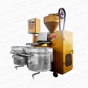 Máquina de prensado de aceite automática, 50kg, 1 tonelada, YZYX70WZ