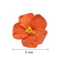 Pinces à cheveux artificielles style bohème, fleurs d'hibiscus, accessoires pour cheveux de vacances, plage, mariage, style hawaïen