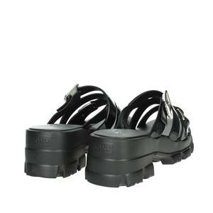 Zaxy Donna <b>Wedge</b> <b>Sandals</b> Black 39 Size <b>Platform</b> Straps Buckle Design Women's Shoes - Product Image 3