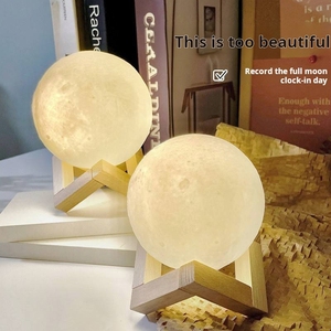 Sáng Tạo Vẽ Tay LED Ánh Trăng Ánh Sáng Ban Đêm Tự Làm Graffiti Hành Tinh Ánh Sáng Internet Người Nổi Tiếng Phòng Ngủ Đèn Cạnh Giường Ngủ Bán Buôn - Product Image 2