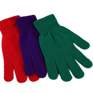 Sarung Tangan Rajut Warna Polos Lembut Anti Beku Hangat Musim Dingin Gaya Korea untuk Olahraga dengan Logo Kustom - Product Image 1