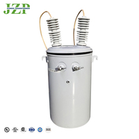 Transformador de Distribución Monofásico JZP S11 de 10 kVA, 10 kV a 480 V, Tipo Aceite, Bobina Redonda, Montaje en Poste
