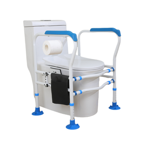 Altura Ajustável Do Banheiro Antiderrapante Assist Portátil WC Cadeira Cadeira de Chuveiro para Idosos - Product Image 3