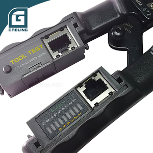 Gcabling - El Mejor Kit de Herramientas de Prensado RJ45 con Probador de Cables LAN, para Redes RJ12, RJ11, 4P, 8P, 6P, Pin <span class=keywords><strong>Cat</strong></span> <span class=keywords><strong>6</strong></span> - Product Image 6