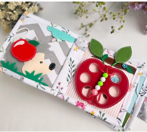 Histoire tranquille bonne nuit bébé livre en tissu jouet sensoriel éducatif Portable pour les enfants apprenant livre en feutre - Product Image 3