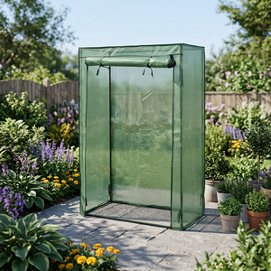 Serre Moderne Galileo pour Plantes en Pot, Facilement Assemblable, en PE, PVC, Bois, Fer, Acier, Métal, pour Utilisation à Domicile, dans le Jardin, pour la Croissance des Plantes, le Camping - Product Image 3