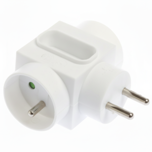 Adaptadores de corriente Triplite blancos 2x16A laterales y 1x6A delanteros - Product Image 1
