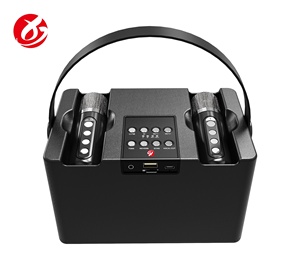 Boombox portable haute puissance étanche avec son surround stéréo 360° et subwoofer sans fil pour karaoké A830, idéal pour les activités de plein air - Product Image 5