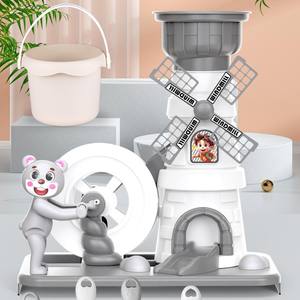 2025 enfants jouets Portable Silicone 9 pièces jouets <span class=keywords><strong>de</strong></span> plage seau <span class=keywords><strong>de</strong></span> <span class=keywords><strong>sable</strong></span> plage ensemble d'outils château <span class=keywords><strong>de</strong></span> <span class=keywords><strong>sable</strong></span> pelle bébé en plein air été jouer <span class=keywords><strong>jeu</strong></span> - Product Image 4