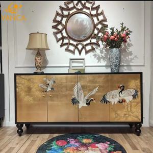 Mueble <span class=keywords><strong>de</strong></span> Consola <span class=keywords><strong>de</strong></span> Estilo Chino, Minimalista y <span class=keywords><strong>de</strong></span> Lujo Ligero para Sala <span class=keywords><strong>de</strong></span> Estar, Mueble <span class=keywords><strong>de</strong></span> Pared Lateral, Mueble Auxiliar <span class=keywords><strong>de</strong></span> Comedor con Placa <span class=keywords><strong>de</strong></span> Roca - Product Image 3