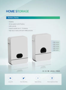 แบตเตอรี่ลิเธียมไอออน LiFePO4 แบบติดผนัง 51.2V 314Ah 15kWh สำหรับเก็บพลังงานภายในบ้านแบบออฟกริด/ไฮบริด  6000 รอบการใช้งาน - Product Image 3