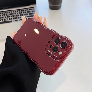 Funda para iPhone 16, 17 Pro Max, 13, 12, 15, 11, de color sólido, con amortiguación de aire, de silicona, simple, con borde ondulado. - Product Image 6