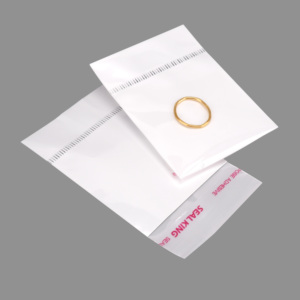 Clothes Packing Adhesive Transparent Clear Plastic self adhesive seal plastic Opp bag