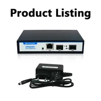 OPTFOCUS OFS3501 Mini GPON OLT 1 Puerto 1PON VLAN 10G Uplink Conector SCUPC Alimentación CC 12V 2A Fuente de Alimentación POE para 128 ONU