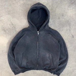 เสื้อฮู้ดผู้ชายโอเวอร์ไซส์โอเวอร์ไซส์ผ้าฝ้าย100% ลายสก๊อตคอตตอนปกแบบวินเทจโอเวอร์ไซส์งานตามสั่ง - Product Image 5