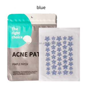 แผ่นปิดประกายดาว zit, สติ๊กเกอร์สปอตไลท์สีสันสดใสพร้อมต้นชา, กรดซาลิไซลิไซลิก | 3ขนาด (10มม., 11มม. และ13มม.) | 40นับแพทช์ - Product Image 3