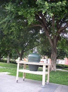 SEB KAMADO Barbacoa al aire libre Ahumador Tamaño grande Huevo verde Parrilas de acero alimentado con carbón Barbacoa de leña - Product Image 3