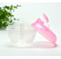 Boîte de rangement pour lait en poudre à 3 compartiments, distributeur de poudre rotatif, conteneur pour aliments pour bébés, vente en gros OEM