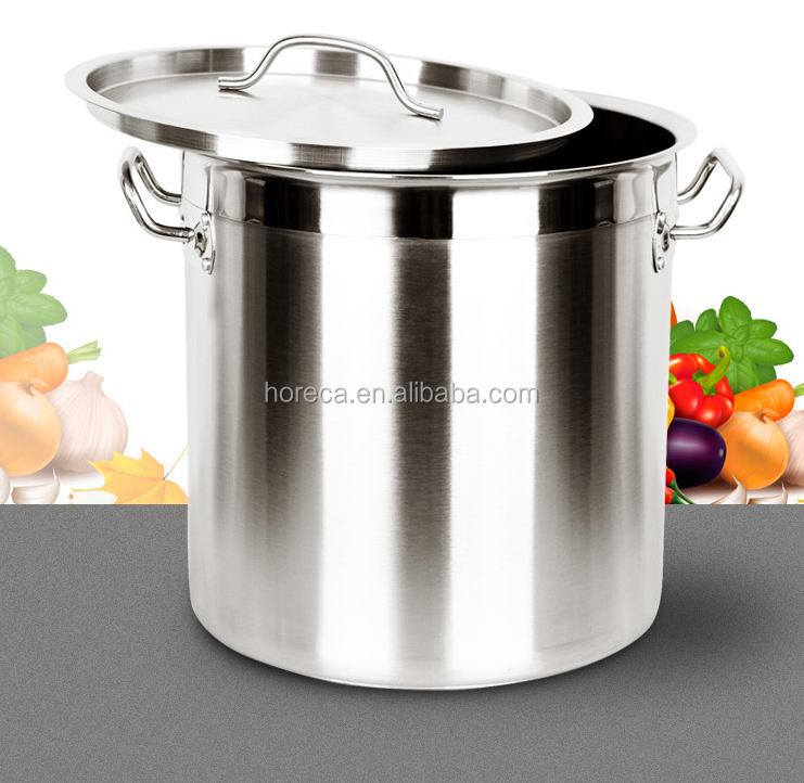 Kitchen Cookware Stock Pot Steam Cooking Stew Pot Stainless Steel Customized Modern Soup & Stock Pots Sustainable