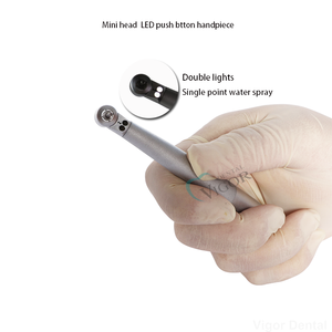หัวกรอฟันความเร็วสูง Vigor Double LED Mini สำหรับเด็ก แบบกดปุ่ม 2 รู 4 รู - Product Image 1