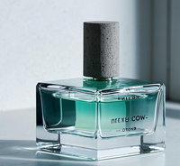 Couvercle de parfum en céramique blanche unique OEM/ODM Couvercle en pierre de marbre dur fourni librement avec bouchon carré pour emballage de parfum