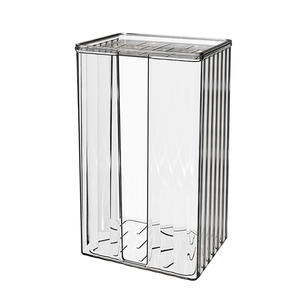 Caja de pañuelos de pared de plástico sin perforaciones de diseño resistente al agua, artículos diversos para el hogar para el baño - Product Image 5