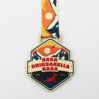 Médailles en bois 3D personnalisées pour récompenses sportives, souvenirs de marathon, course de trail et Noël