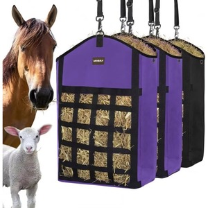Muestra gratuita de bolsas de heno para caballos/cabras, bolsa de heno de alimentación lenta con tela Super Oxford y cremallera resistente. - Product Image 1
