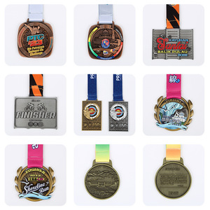 Customized Metal Medals For Marathon Races <b>Engraving</b> Digital Printing Durable Outstanding Individual Medal - Product Image 2