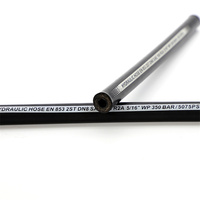Tuyau flexible en caoutchouc hydraulique renforcé de fibres à deux couches DIN EN854 2TE
