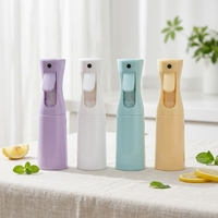 Bouteille pulvérisateur en plastique à gâchette pour coiffeur, brume fine et continue, 200ml 300ml 500ml