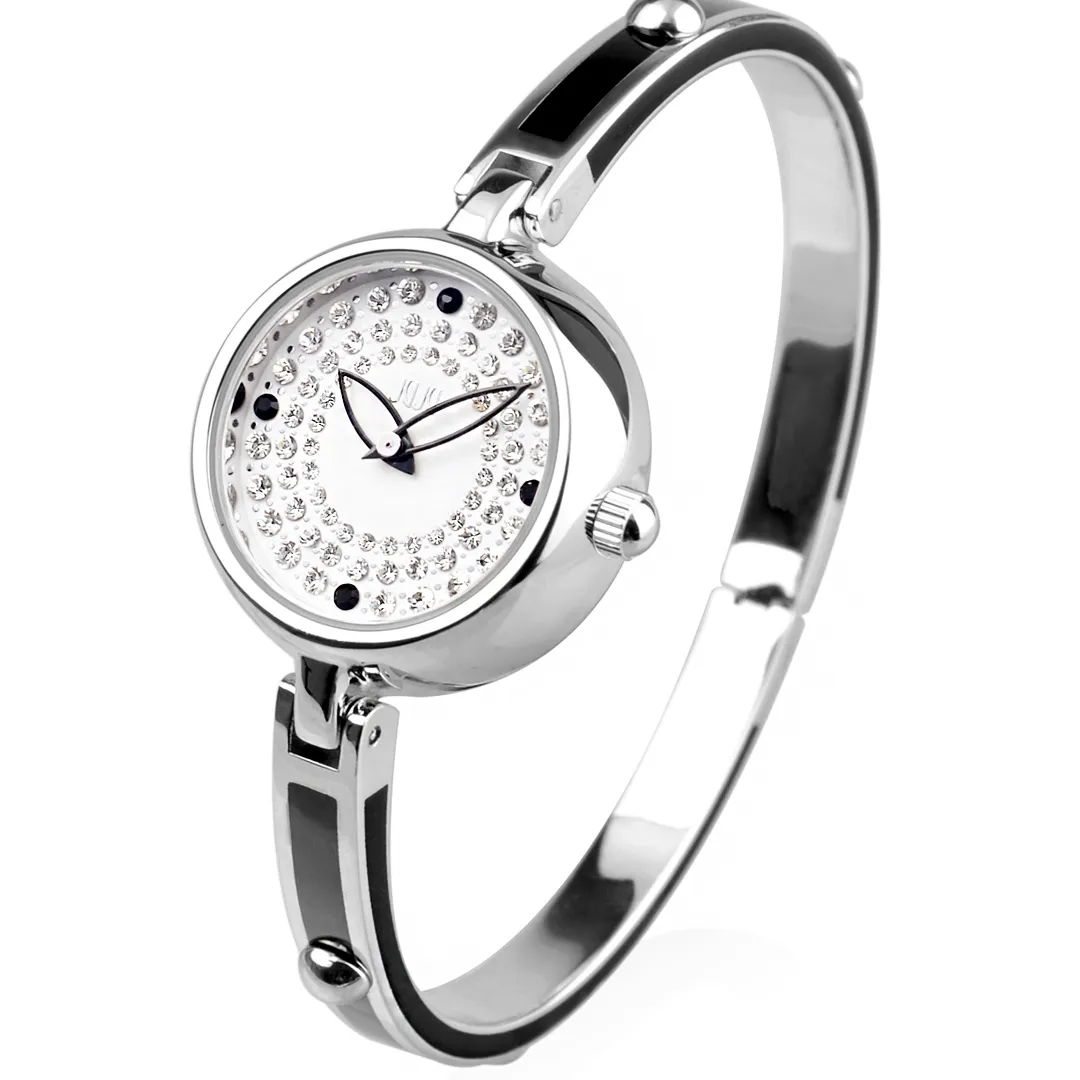 新着卸売4色時計ブレスレット女性女性繊細なジュエリーブレスレット時計