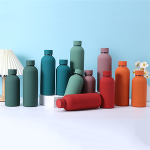 Botella para beber de 500ml, frasco de acero inoxidable para acampar, botella de agua a prueba de fugas sin BPA, botellas de bicicleta, <span class=keywords><strong>Bot</strong></span> de vacío aislado - Product Image 2