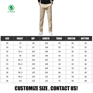 <span class=keywords><strong>Pantalon</strong></span> décontracté 100% coton pour homme, taille moyenne, bouton, longue, droite et ample, automne, hiver, style de travail, options en velours - Product Image 6